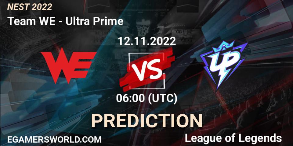 Team WE - Ultra Prime: Maç tahminleri. 12.11.2022 at 06:00, LoL, NEST 2022