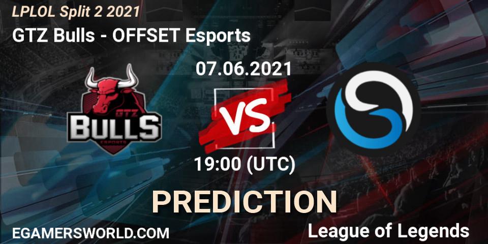GTZ Bulls - OFFSET Esports: Maç tahminleri. 07.06.2021 at 19:00, LoL, LPLOL Split 2 2021