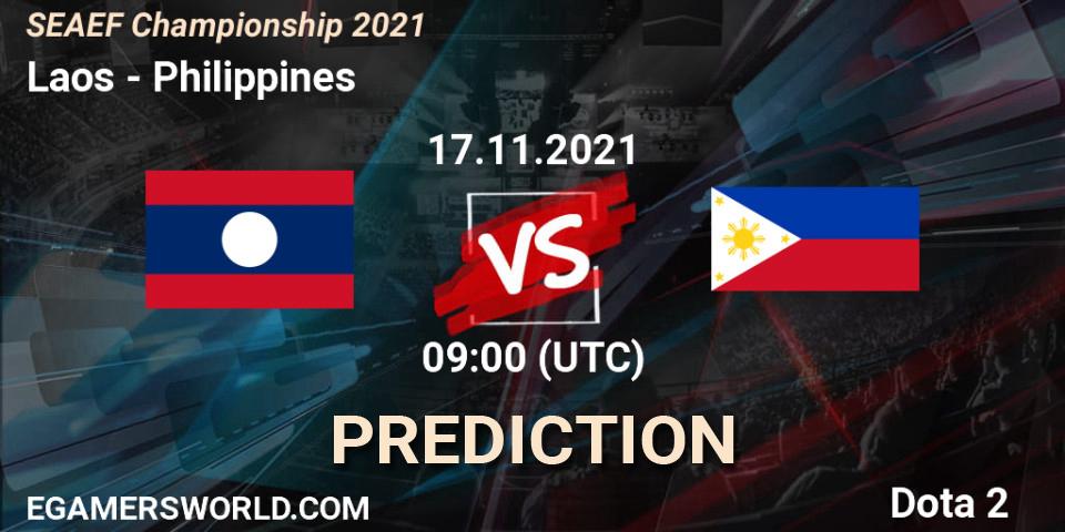 Laos - Philippines: Maç tahminleri. 17.11.2021 at 09:28, Dota 2, SEAEF Dota2 Championship 2021
