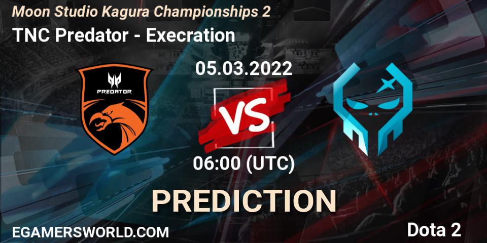TNC Predator - Execration: Maç tahminleri. 05.03.2022 at 06:04, Dota 2, Moon Studio Kagura Championships 2