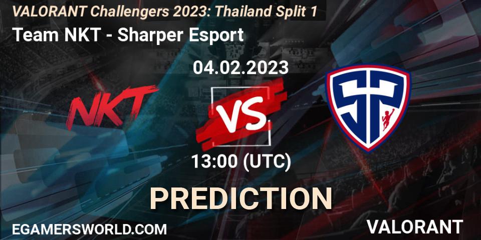 Team NKT - Sharper Esport: Maç tahminleri. 04.02.23, VALORANT, VALORANT Challengers 2023: Thailand Split 1