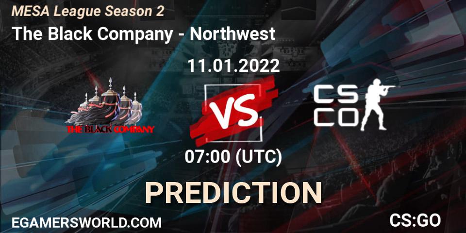 The Black Company - Northwest: Maç tahminleri. 11.01.2022 at 07:00, Counter-Strike (CS2), MESA League Season 2