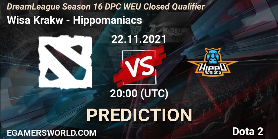 Wisła Kraków - Hippomaniacs: Maç tahminleri. 22.11.2021 at 20:40, Dota 2, DPC 2022 Season 1: Euro - Closed Qualifier (DreamLeague Season 16)