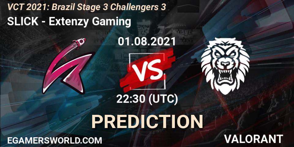 SLICK - Extenzy Gaming: Maç tahminleri. 01.08.2021 at 22:30, VALORANT, VCT 2021: Brazil Stage 3 Challengers 3