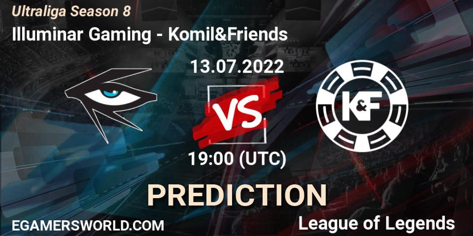 Illuminar Gaming - Komil&Friends: Maç tahminleri. 13.07.2022 at 19:00, LoL, Ultraliga Season 8