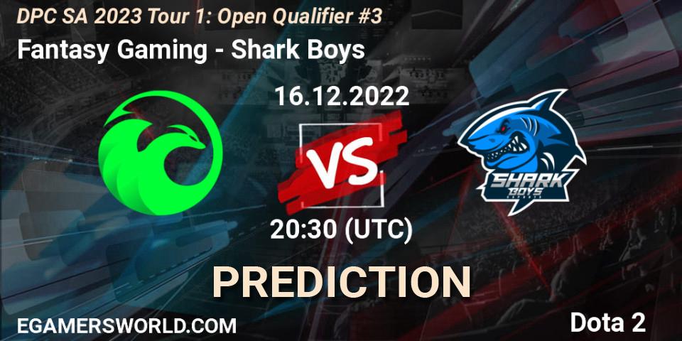 Fantasy Gaming - Shark Boys: Maç tahminleri. 16.12.2022 at 20:38, Dota 2, DPC SA 2023 Tour 1: Open Qualifier #3