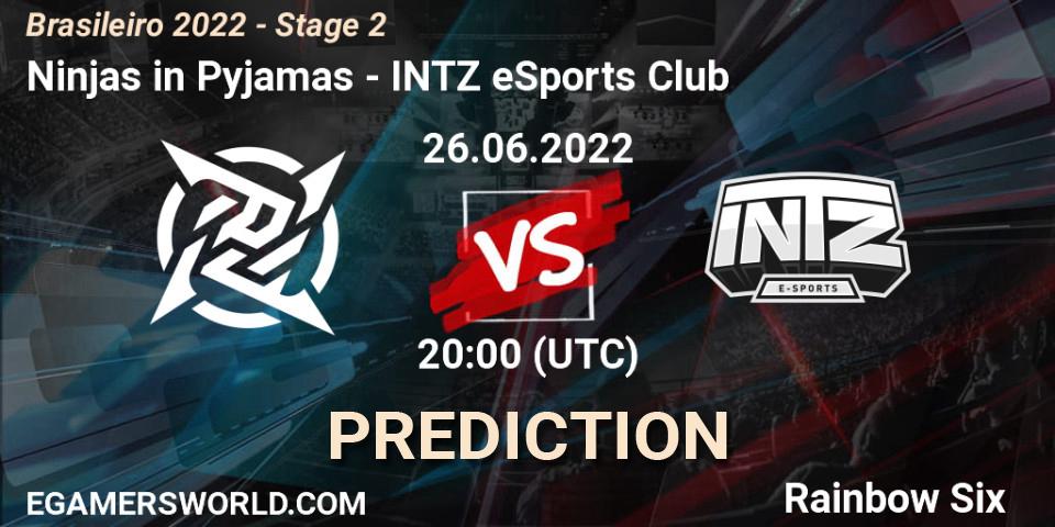 Ninjas in Pyjamas - INTZ eSports Club: Maç tahminleri. 26.06.22, Rainbow Six, Brasileirão 2022 - Stage 2