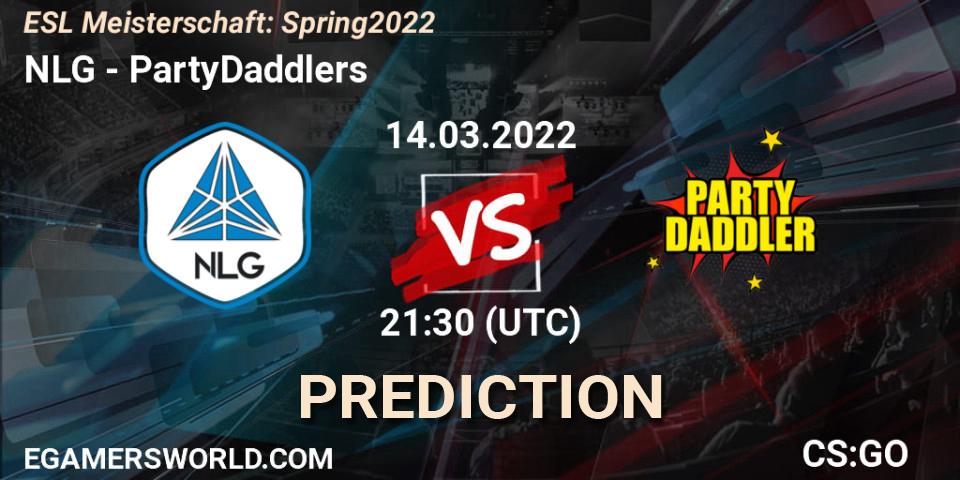 NLG - PartyDaddlers: Maç tahminleri. 14.03.2022 at 21:30, Counter-Strike (CS2), ESL Meisterschaft: Spring 2022