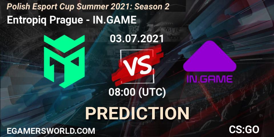 Entropiq Prague - IN.GAME: Maç tahminleri. 03.07.2021 at 08:00, Counter-Strike (CS2), Polish Esport Cup Summer 2021: Season 2