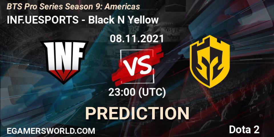 INF.UESPORTS - Black N Yellow: Maç tahminleri. 08.11.2021 at 23:02, Dota 2, BTS Pro Series Season 9: Americas