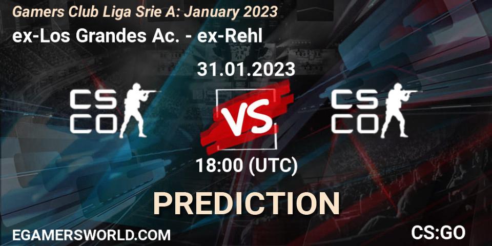 ex-Los Grandes Ac. - ex-Rehl: Maç tahminleri. 31.01.23, CS2 (CS:GO), Gamers Club Liga Série A: January 2023