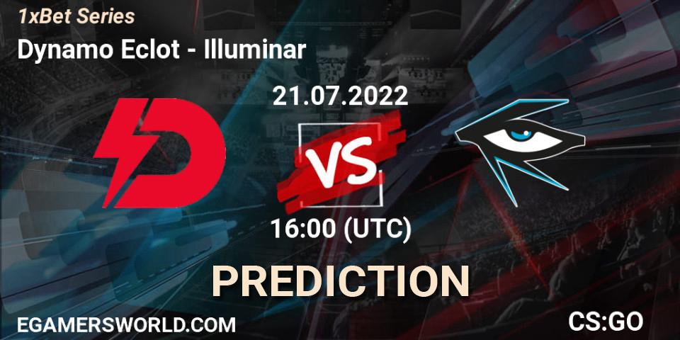 Dynamo Eclot - Illuminar: Maç tahminleri. 21.07.2022 at 16:00, Counter-Strike (CS2), 1xBet Series