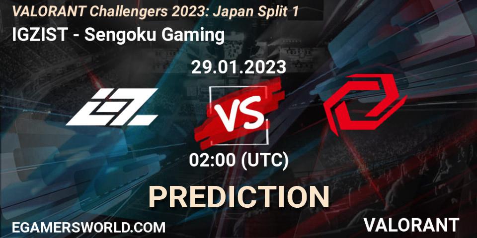 IGZIST - Sengoku Gaming: Maç tahminleri. 29.01.23, VALORANT, VALORANT Challengers 2023: Japan Split 1