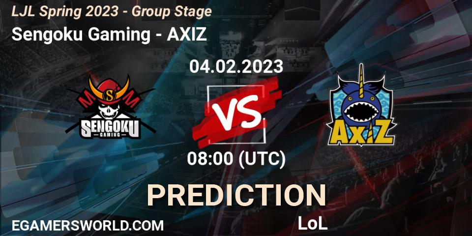 Sengoku Gaming - AXIZ: Maç tahminleri. 04.02.23, LoL, LJL Spring 2023 - Group Stage