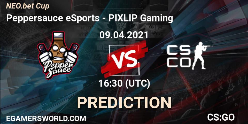 Peppersauce eSports - PIXLIP Gaming: Maç tahminleri. 10.04.2021 at 14:00, Counter-Strike (CS2), NEO.bet Cup