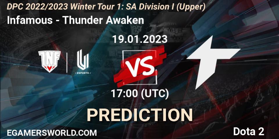 Infamous - Thunder Awaken: Maç tahminleri. 19.01.2023 at 17:16, Dota 2, DPC 2022/2023 Winter Tour 1: SA Division I (Upper) 