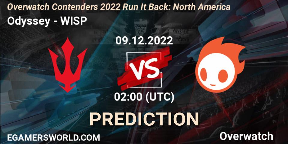 Odyssey - WISP: Maç tahminleri. 09.12.2022 at 02:00, Overwatch, Overwatch Contenders 2022 Run It Back: North America