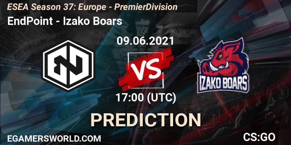 EndPoint - Izako Boars: Maç tahminleri. 09.06.21, CS2 (CS:GO), ESEA Season 37: Europe - Premier Division