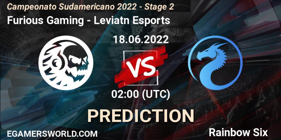 Furious Gaming - Leviatán Esports: Maç tahminleri. 24.06.2022 at 02:00, Rainbow Six, Campeonato Sudamericano 2022 - Stage 2