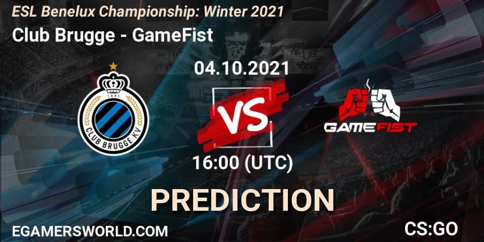 Club Brugge - GameFist: Maç tahminleri. 04.10.2021 at 16:00, Counter-Strike (CS2), ESL Benelux Championship: Winter 2021