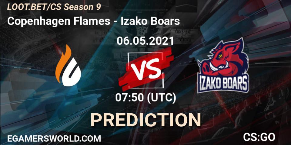 Copenhagen Flames - Izako Boars: Maç tahminleri. 06.05.2021 at 07:50, Counter-Strike (CS2), LOOT.BET/CS Season 9