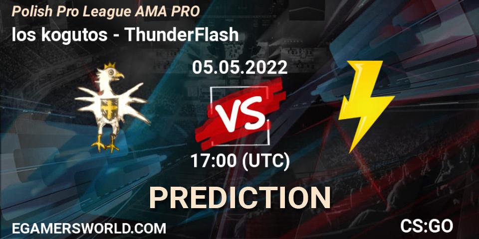los kogutos - ThunderFlash: Maç tahminleri. 05.05.2022 at 17:00, Counter-Strike (CS2), Polish Pro League AMA PRO