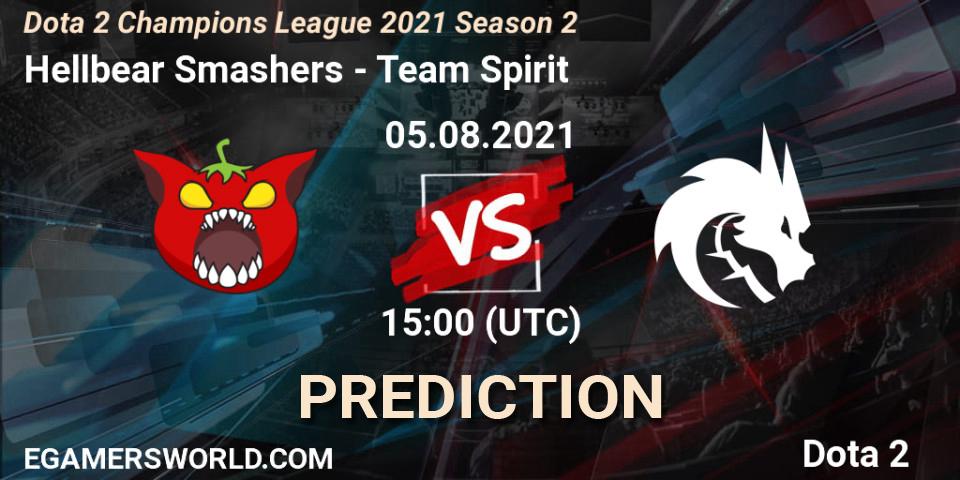 Hellbear Smashers - Team Spirit: Maç tahminleri. 05.08.2021 at 15:08, Dota 2, Dota 2 Champions League 2021 Season 2