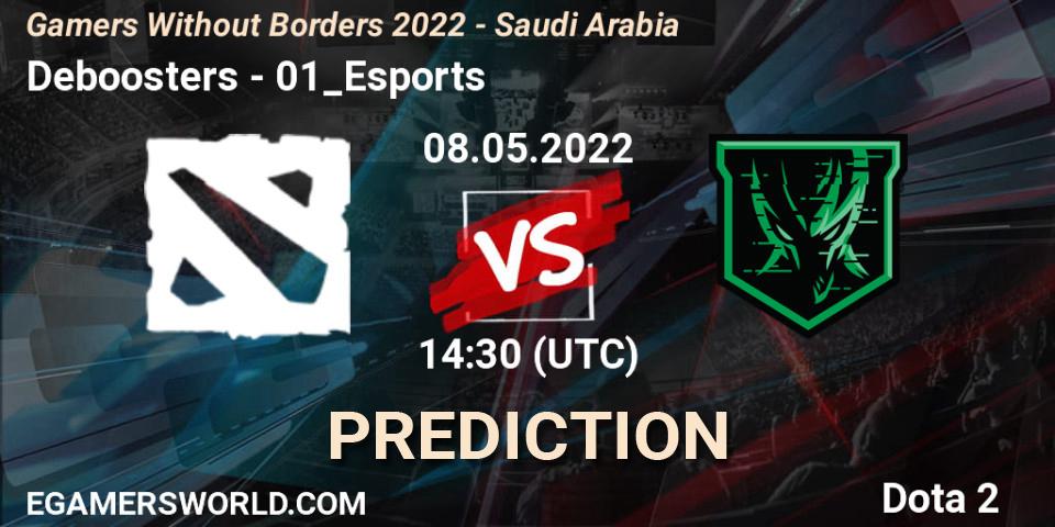 Deboosters - 01_Esports: Maç tahminleri. 08.05.2022 at 14:25, Dota 2, Gamers Without Borders 2022 - Saudi Arabia