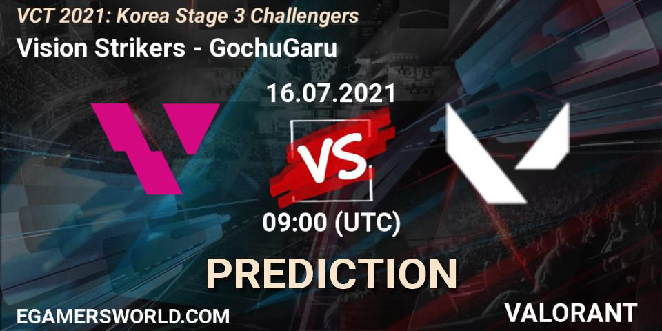 Vision Strikers - GochuGaru: Maç tahminleri. 16.07.2021 at 09:00, VALORANT, VCT 2021: Korea Stage 3 Challengers