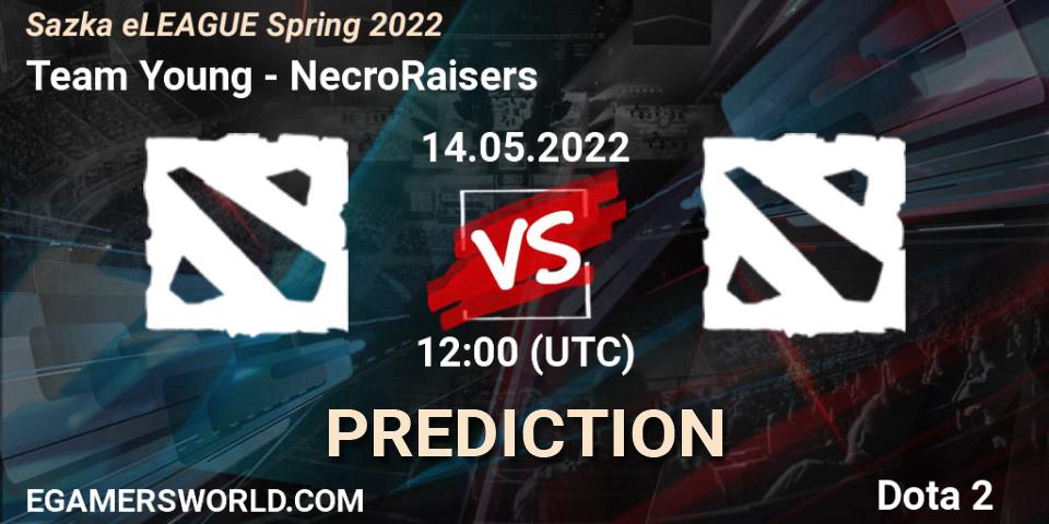 Team Young - NecroRaisers: Maç tahminleri. 14.05.2022 at 12:00, Dota 2, Sazka eLEAGUE Spring 2022