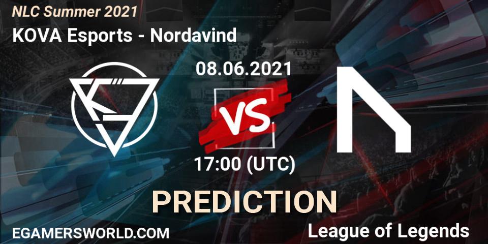 KOVA Esports - Nordavind: Maç tahminleri. 08.06.2021 at 17:00, LoL, NLC Summer 2021
