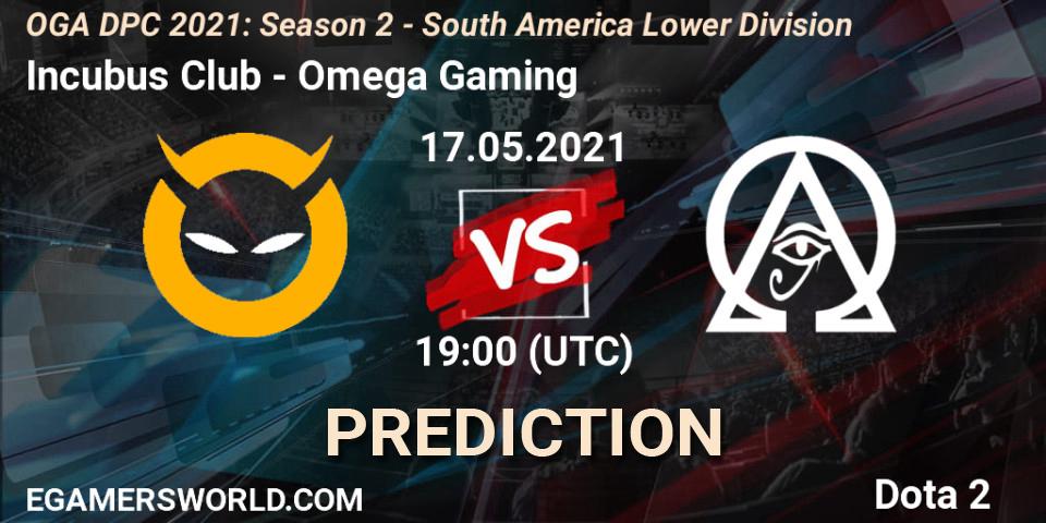Incubus Club - Omega Gaming: Maç tahminleri. 17.05.2021 at 19:03, Dota 2, OGA DPC 2021: Season 2 - South America Lower Division 
