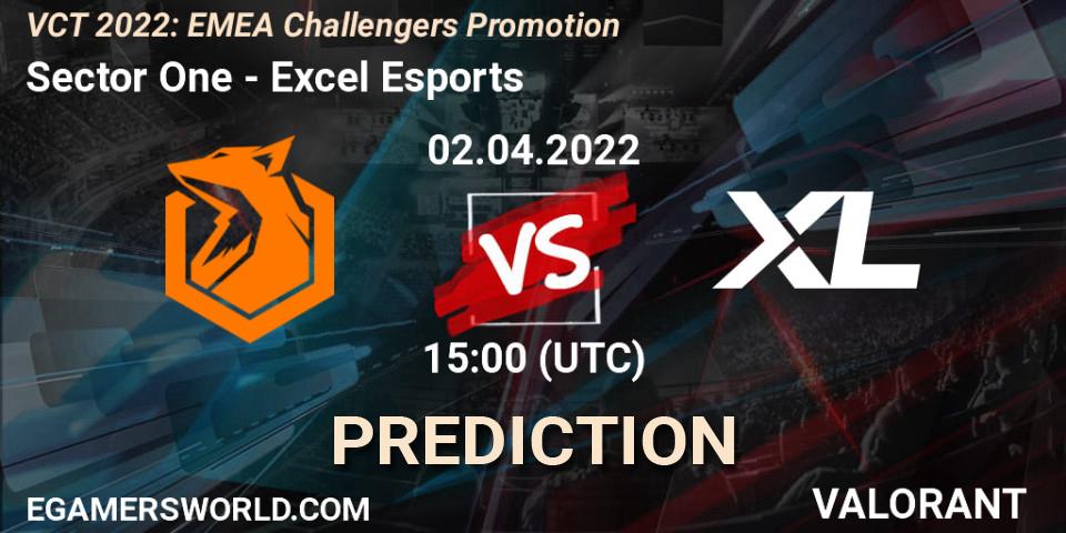 Sector One - Excel Esports: Maç tahminleri. 02.04.2022 at 15:00, VALORANT, VCT 2022: EMEA Challengers Promotion