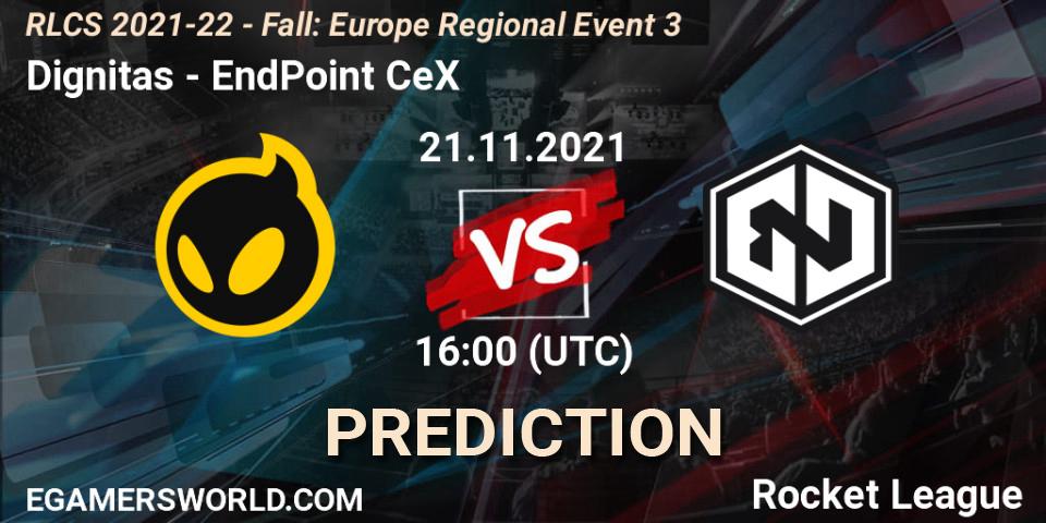 Dignitas - EndPoint CeX: Maç tahminleri. 21.11.2021 at 16:00, Rocket League, RLCS 2021-22 - Fall: Europe Regional Event 3