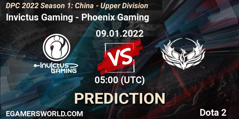 Invictus Gaming - Phoenix Gaming: Maç tahminleri. 09.01.2022 at 04:58, Dota 2, DPC 2022 Season 1: China - Upper Division