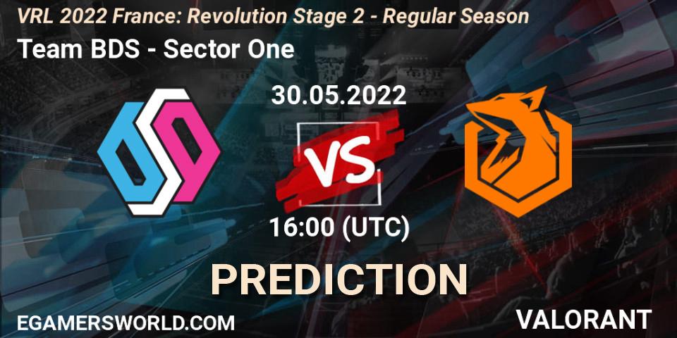 Team BDS - Sector One: Maç tahminleri. 30.05.2022 at 16:00, VALORANT, VRL 2022 France: Revolution Stage 2 - Regular Season