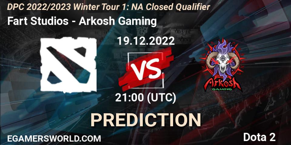 Fart Studios - Arkosh Gaming: Maç tahminleri. 19.12.2022 at 19:53, Dota 2, DPC 2022/2023 Winter Tour 1: NA Closed Qualifier