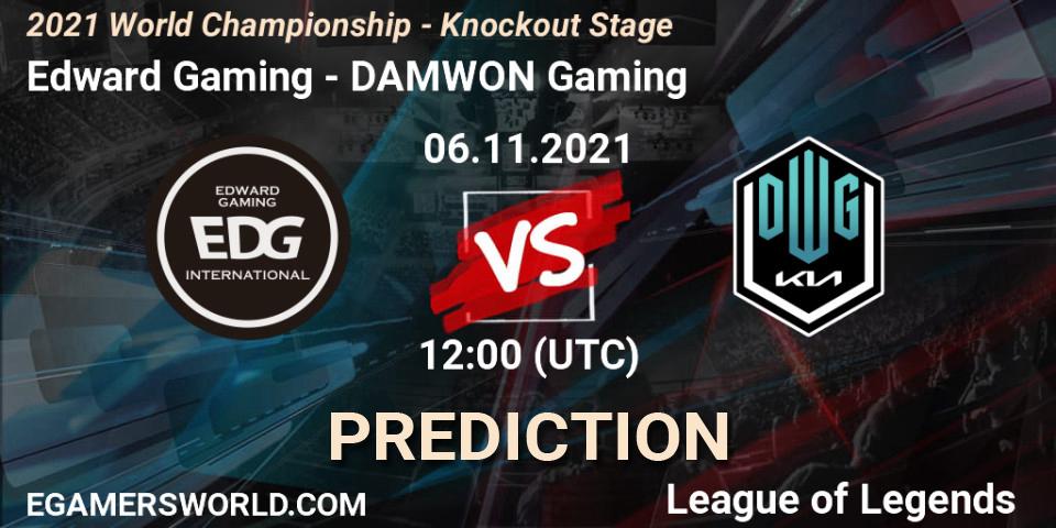 Edward Gaming - DAMWON Gaming: Maç tahminleri. 06.11.21, LoL, 2021 World Championship - Knockout Stage