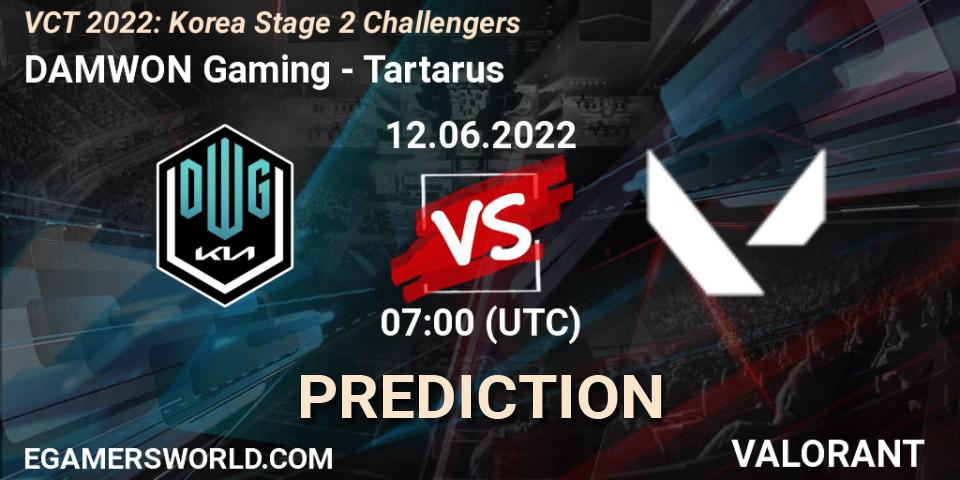 DAMWON Gaming - Tartarus: Maç tahminleri. 12.06.2022 at 07:00, VALORANT, VCT 2022: Korea Stage 2 Challengers
