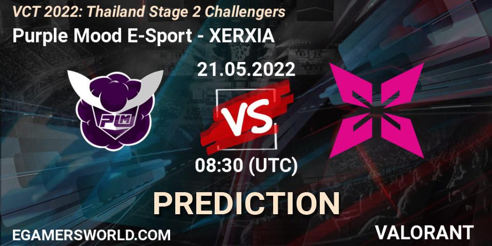Purple Mood E-Sport - XERXIA: Maç tahminleri. 21.05.2022 at 08:30, VALORANT, VCT 2022: Thailand Stage 2 Challengers