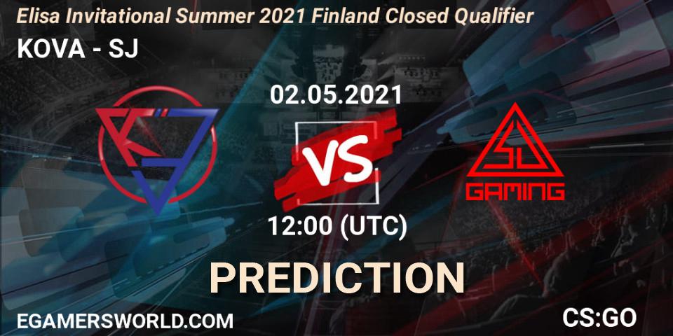 KOVA - SJ: Maç tahminleri. 02.05.2021 at 12:00, Counter-Strike (CS2), Elisa Invitational Summer 2021 Finland Closed Qualifier