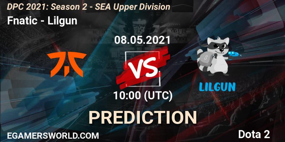 Fnatic - Lilgun: Maç tahminleri. 08.05.2021 at 10:27, Dota 2, DPC 2021: Season 2 - SEA Upper Division