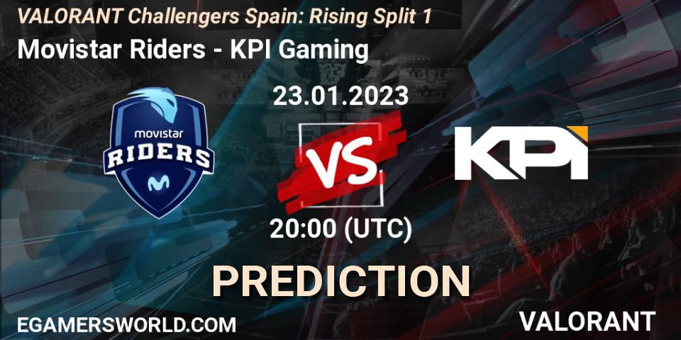 Movistar Riders - KPI Gaming: Maç tahminleri. 23.01.2023 at 20:25, VALORANT, VALORANT Challengers 2023 Spain: Rising Split 1