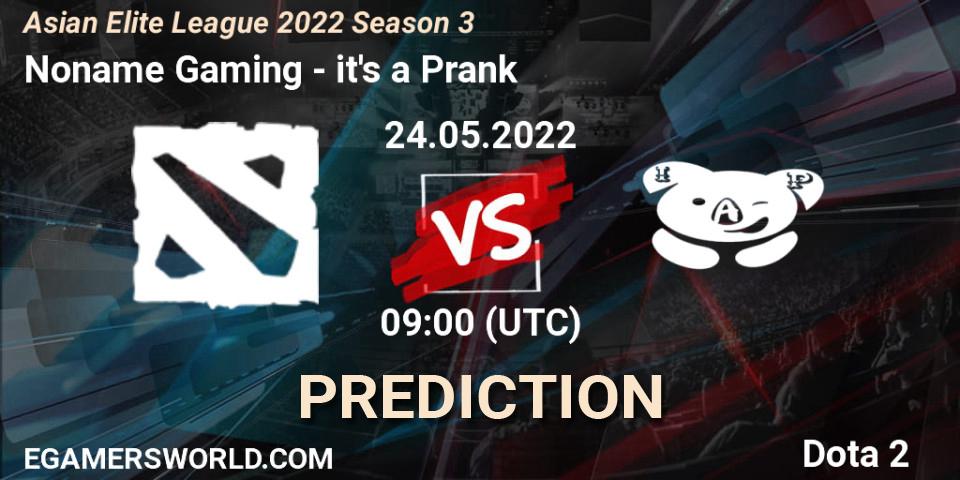 Noname Gaming - it's a Prank: Maç tahminleri. 24.05.2022 at 08:52, Dota 2, Asian Elite League 2022 Season 3