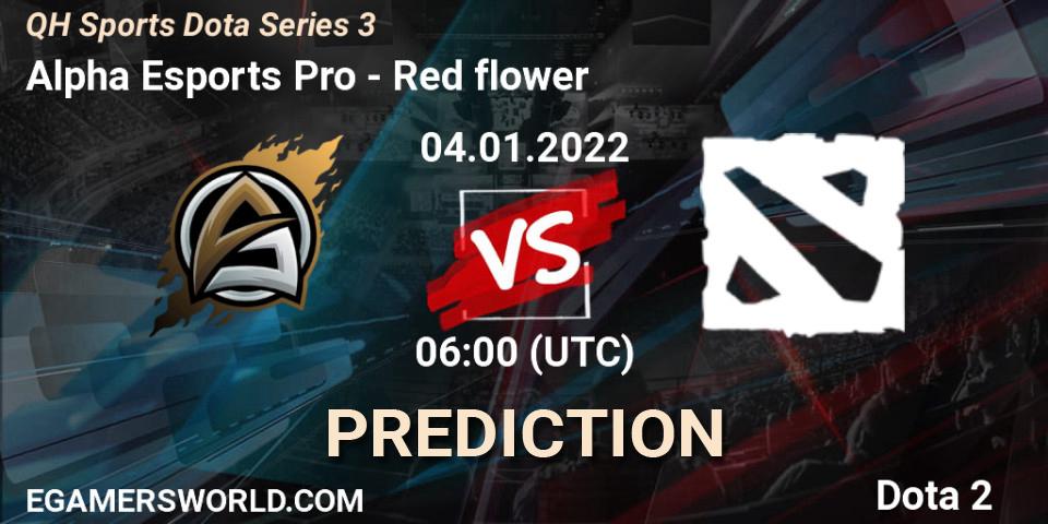 Alpha Esports Pro - Red flower: Maç tahminleri. 04.01.2022 at 06:22, Dota 2, QH Sports Dota Series 3