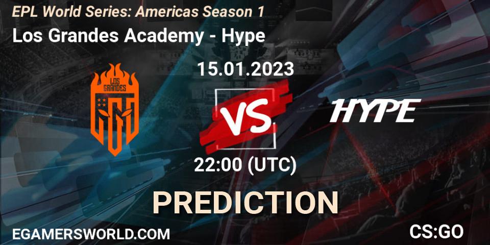 Los Grandes Academy - Hype: Maç tahminleri. 16.01.2023 at 00:30, Counter-Strike (CS2), EPL World Series: Americas Season 1