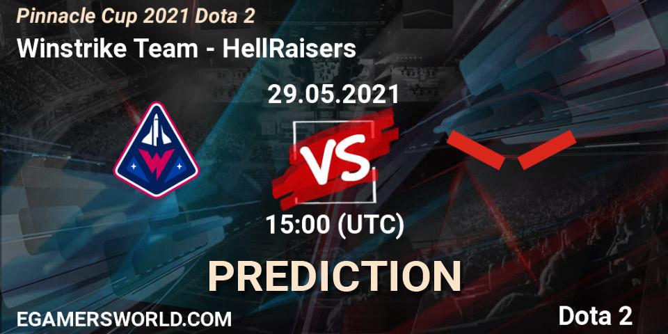 Winstrike Team - HellRaisers: Maç tahminleri. 29.05.2021 at 15:02, Dota 2, Pinnacle Cup 2021 Dota 2