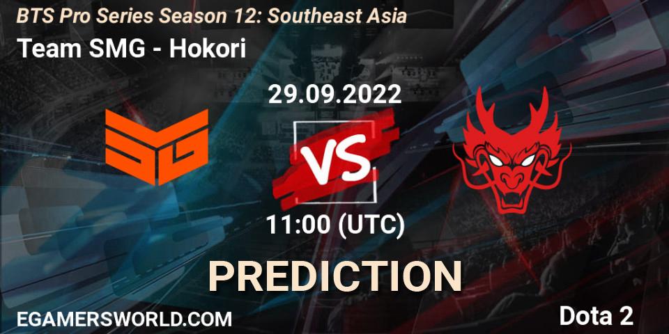 Team SMG - Hokori: Maç tahminleri. 29.09.22, Dota 2, BTS Pro Series Season 12: Southeast Asia