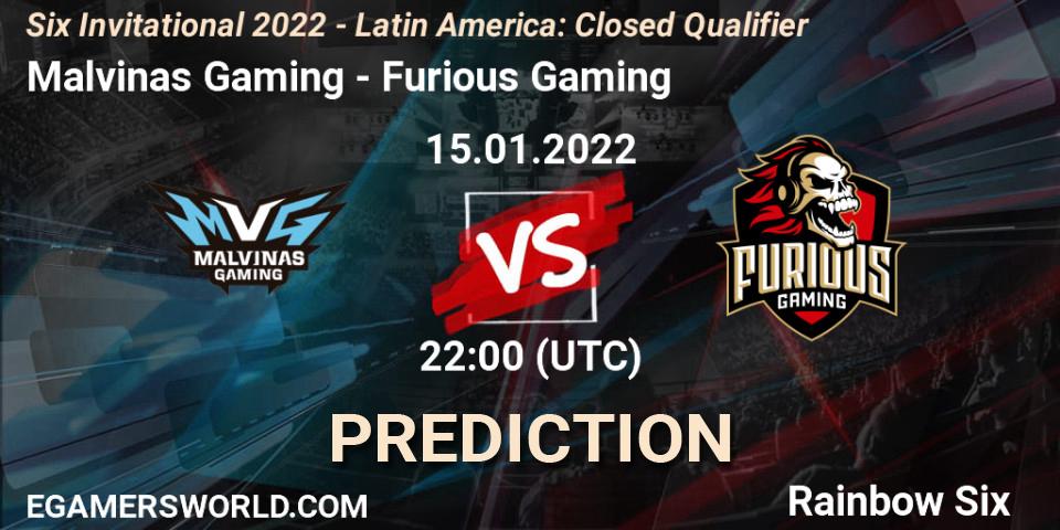 Malvinas Gaming - Furious Gaming: Maç tahminleri. 31.01.2022 at 17:30, Rainbow Six, Six Invitational 2022 - Latin America: Closed Qualifier