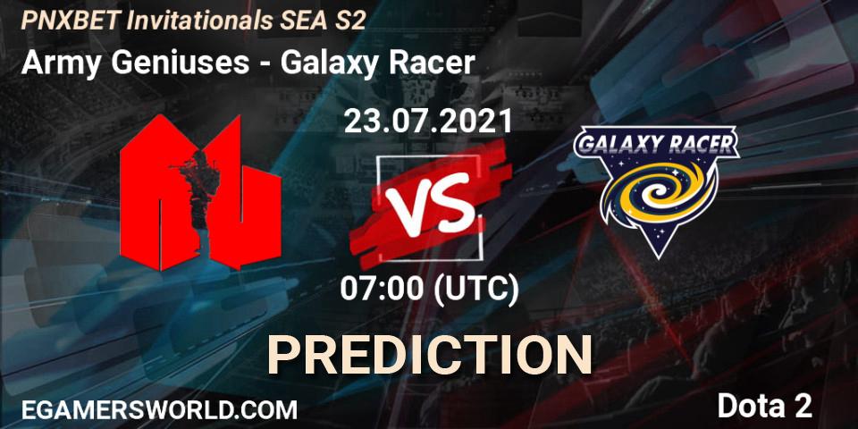 Army Geniuses - Galaxy Racer: Maç tahminleri. 23.07.2021 at 07:03, Dota 2, PNXBET Invitationals SEA S2